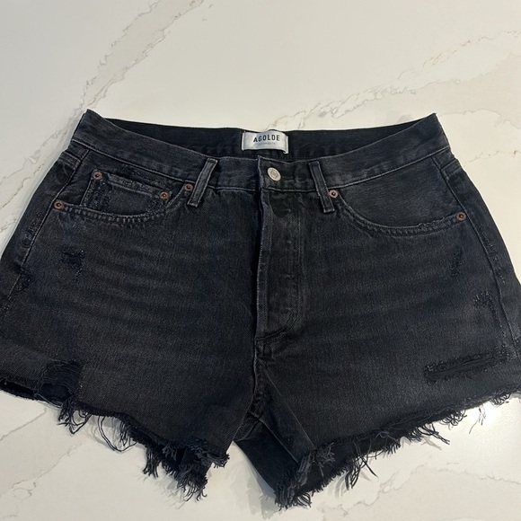 AGOLDE Parker Denim Short In Crash - Picture 8 of 8